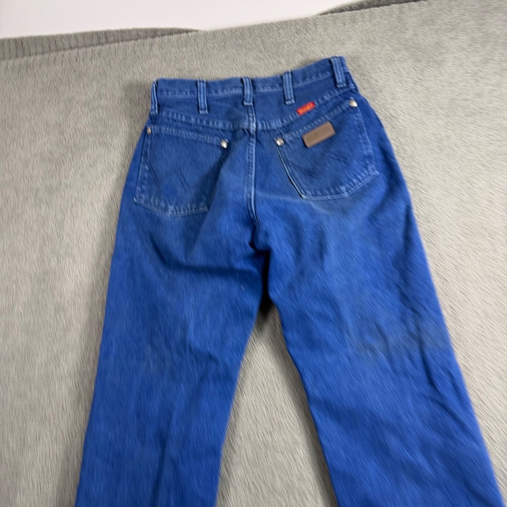 Wrangler Cowboy Cut Blue Denim High Waisted Straight Leg Jeans 9551